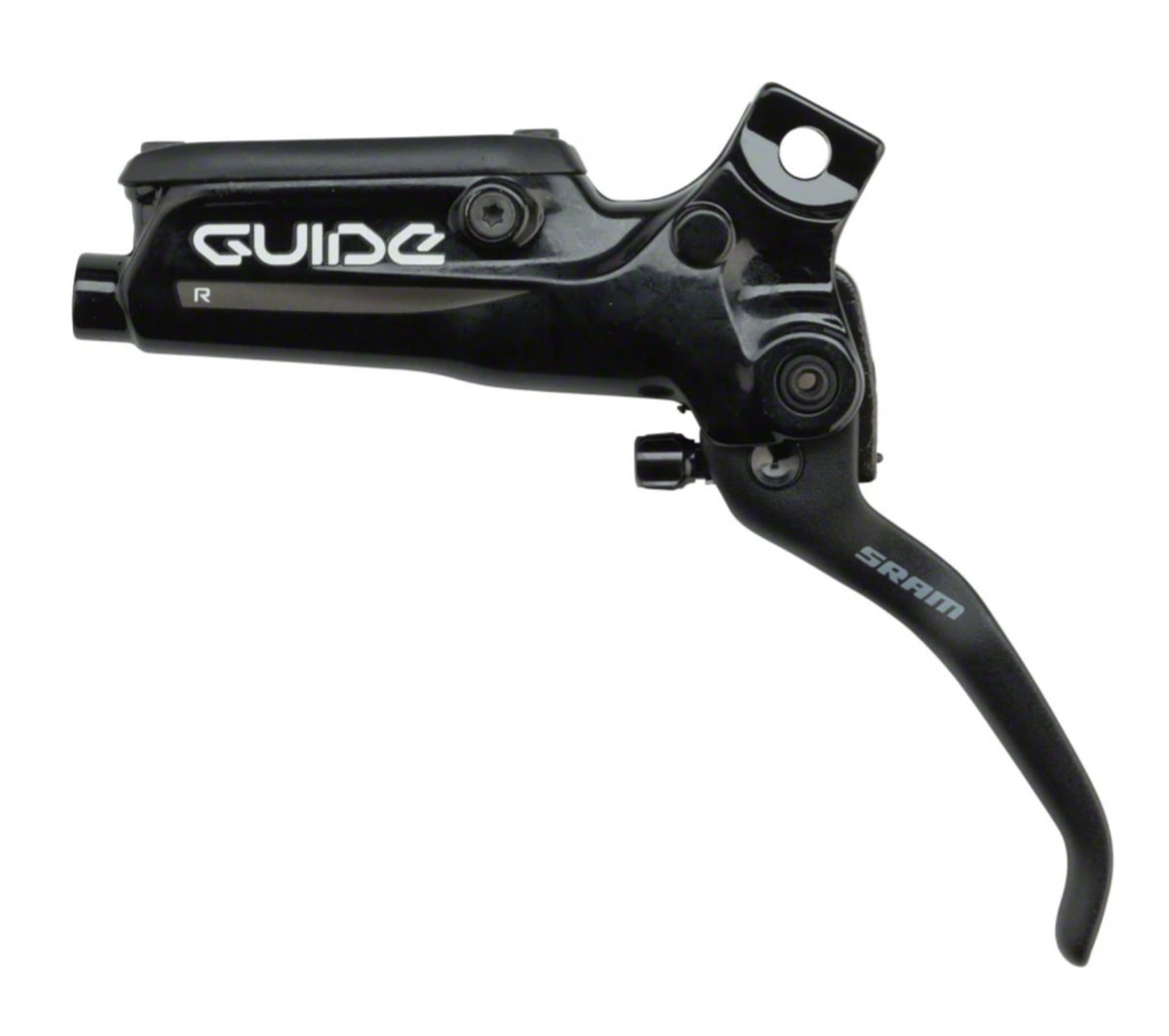 Sram Spare - Lever Assembly, Aluminum Lever Gen 2, Black (Assembled, No Hose, And Includes Barb And Olive) - Guide R
