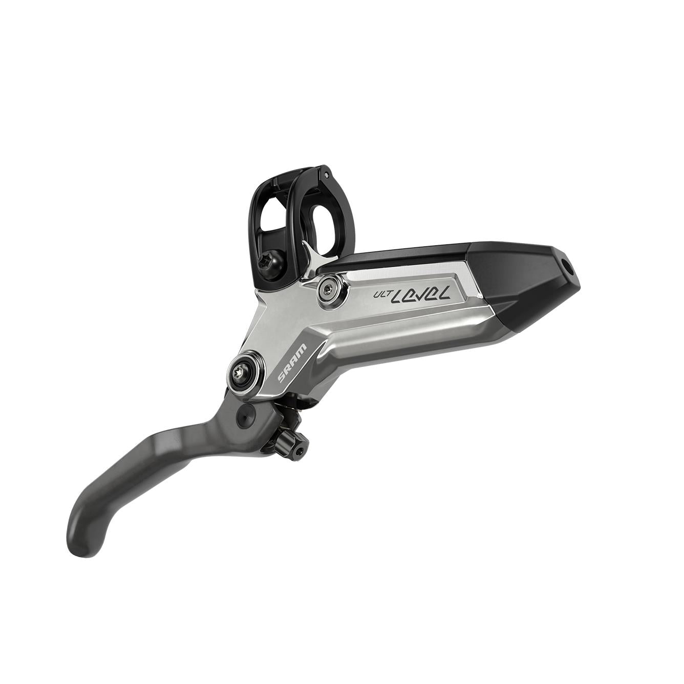 SRAM Disc Brake Level Ultimate Stealth 4 Piston - Carbon Lever, Ti Hardware C1 Clear Ano 2000MM