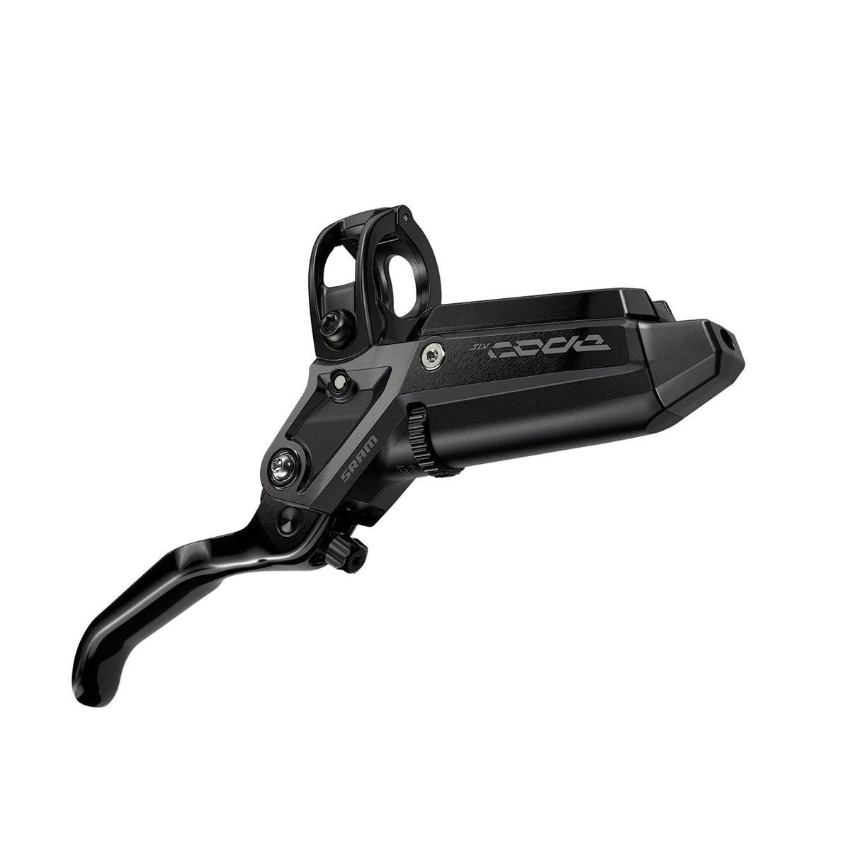 SRAM Disc Brake Level Silver Stealth 4 Piston - Aluminum Lever, Stainless Hardware C1 Black Ano 950MM