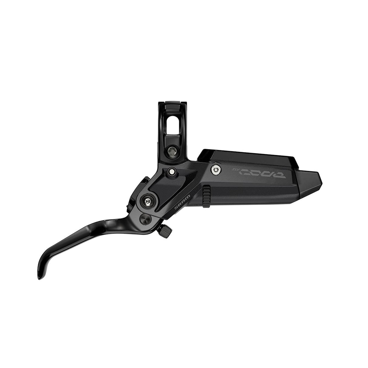 SRAM Disc Brake Level Silver Stealth 4 Piston - Aluminum Lever, Stainless Hardware C1 Black Ano 2000MM