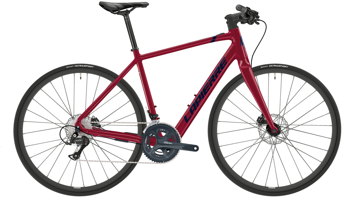Lapierre eSensium 2.2 Flat Electric Road Bike Red/Black XL