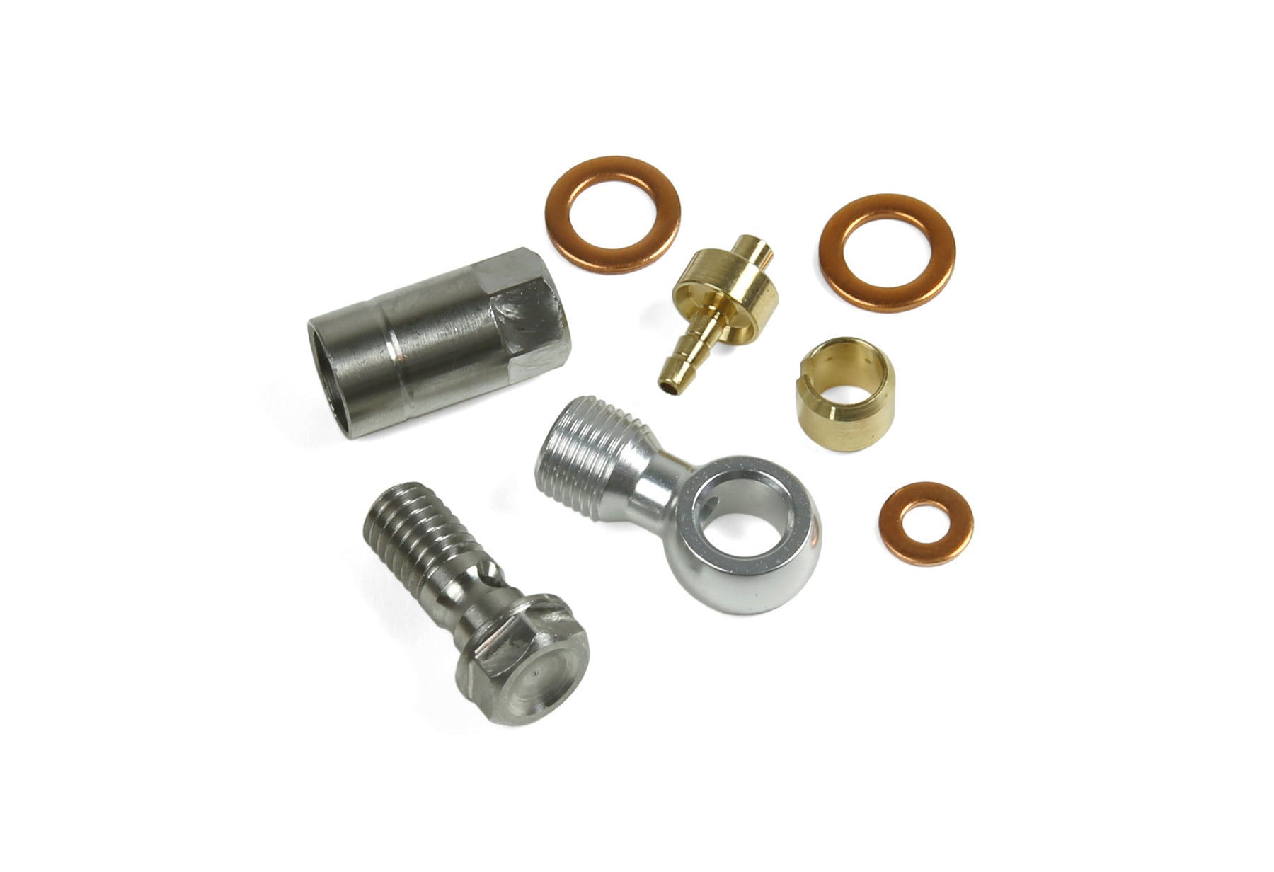 Hope 90 Deg Connector Complete - 5mm Black/Braided