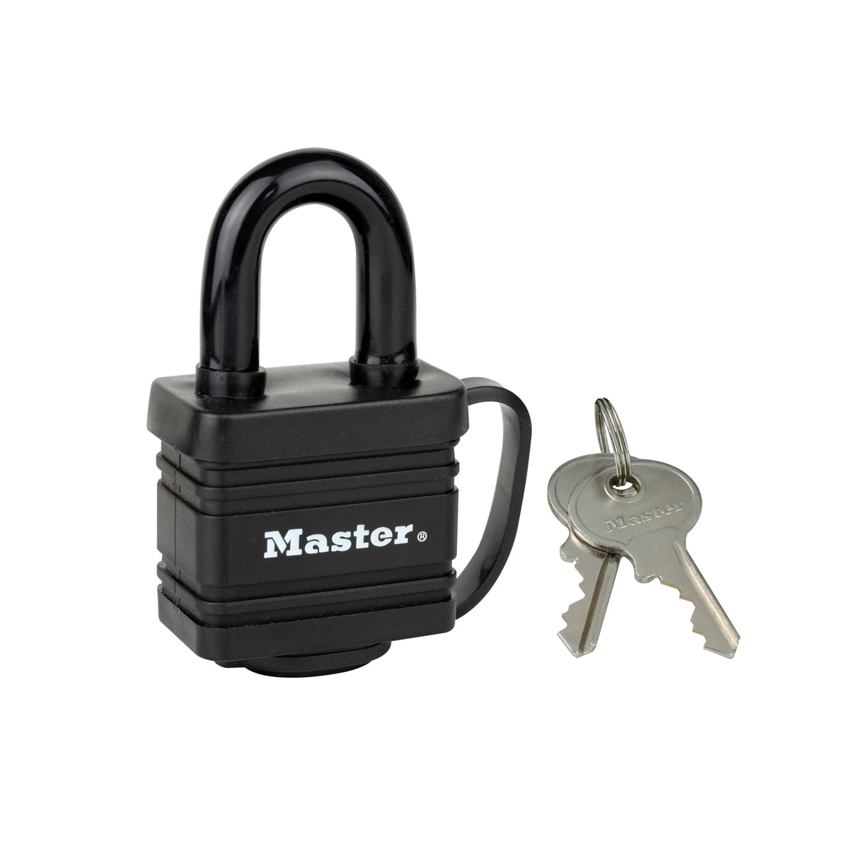 Masterlock 40MM LAMINATED PADLOCK  WEATHERPROOF PADLOCK BLACK