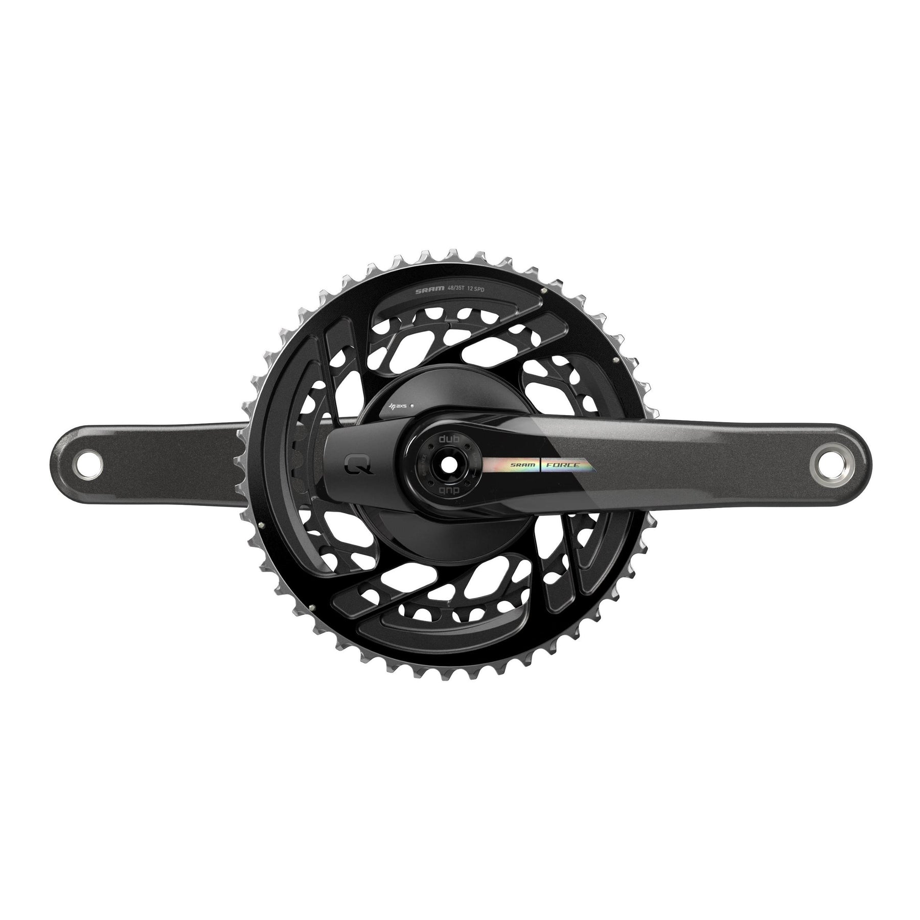 SRAM Force D2 Road Power Meter Spider DUB - 48/35T Direct Mount (BB Not Included) 165MM