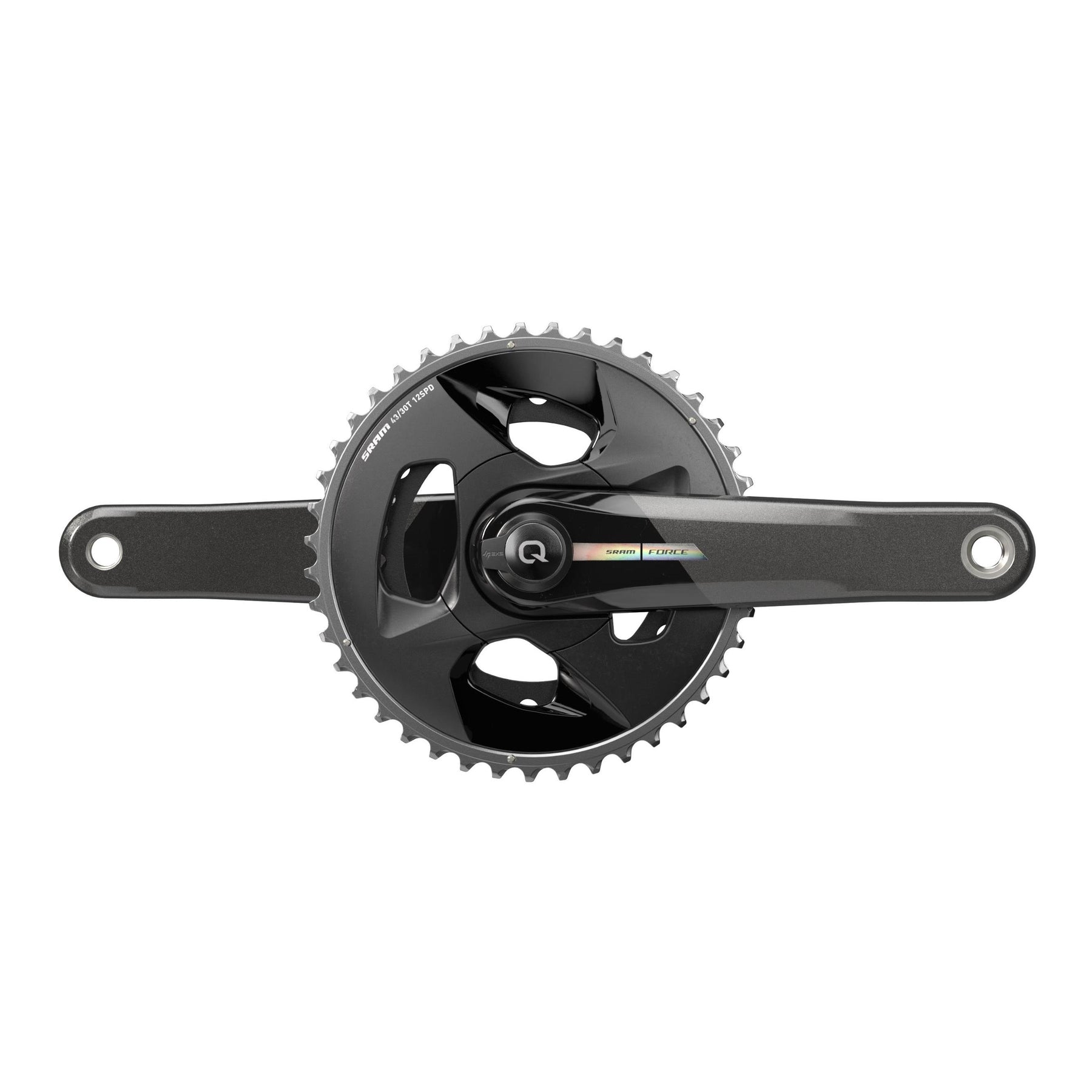 SRAM Force D2 Wide Road Power Meter Spindle DUB - 43/30T Direct Mount (BB Not Included) 165MM