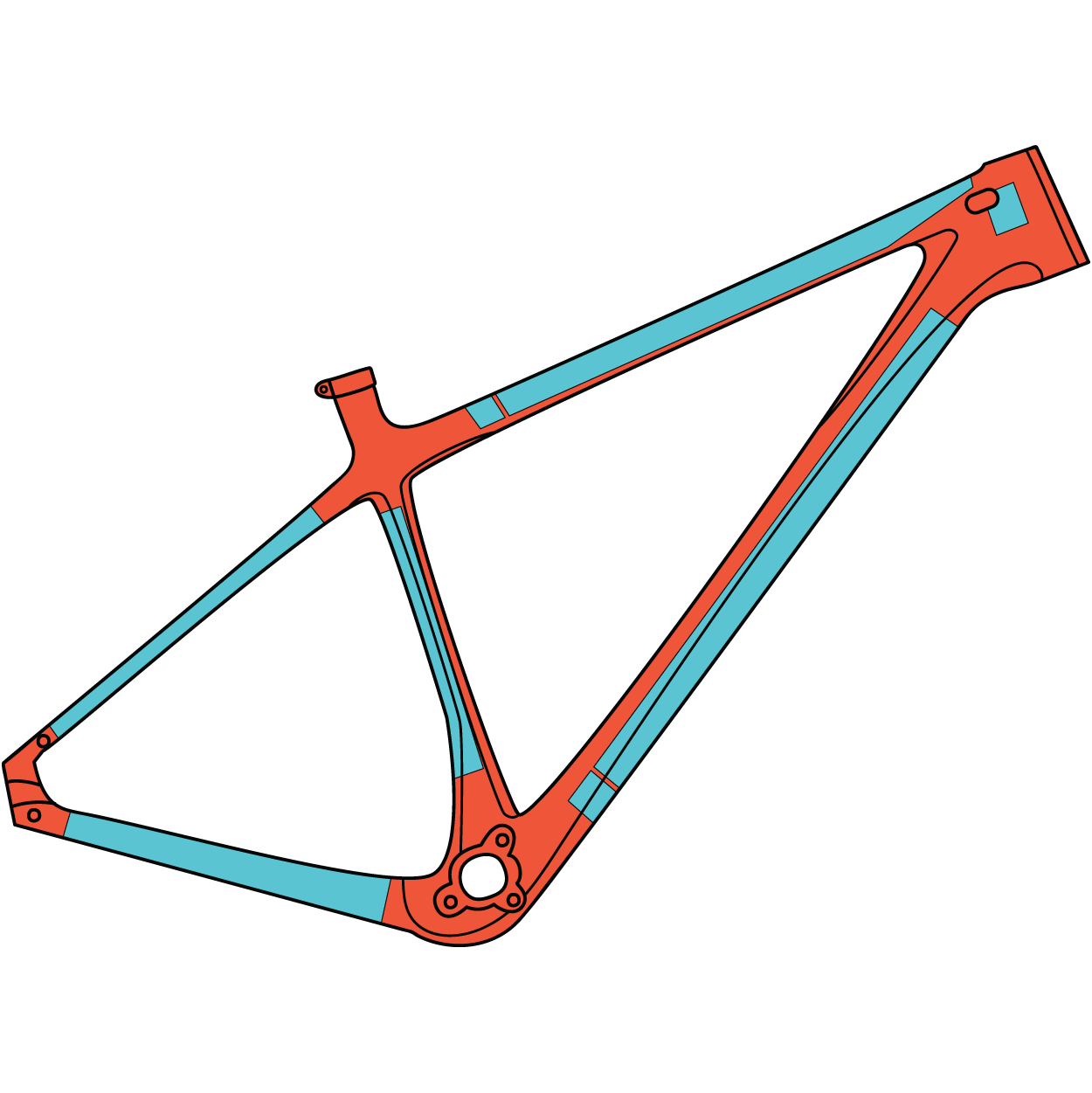 Ridewrap Covered Protection Hardtail MTB Kit