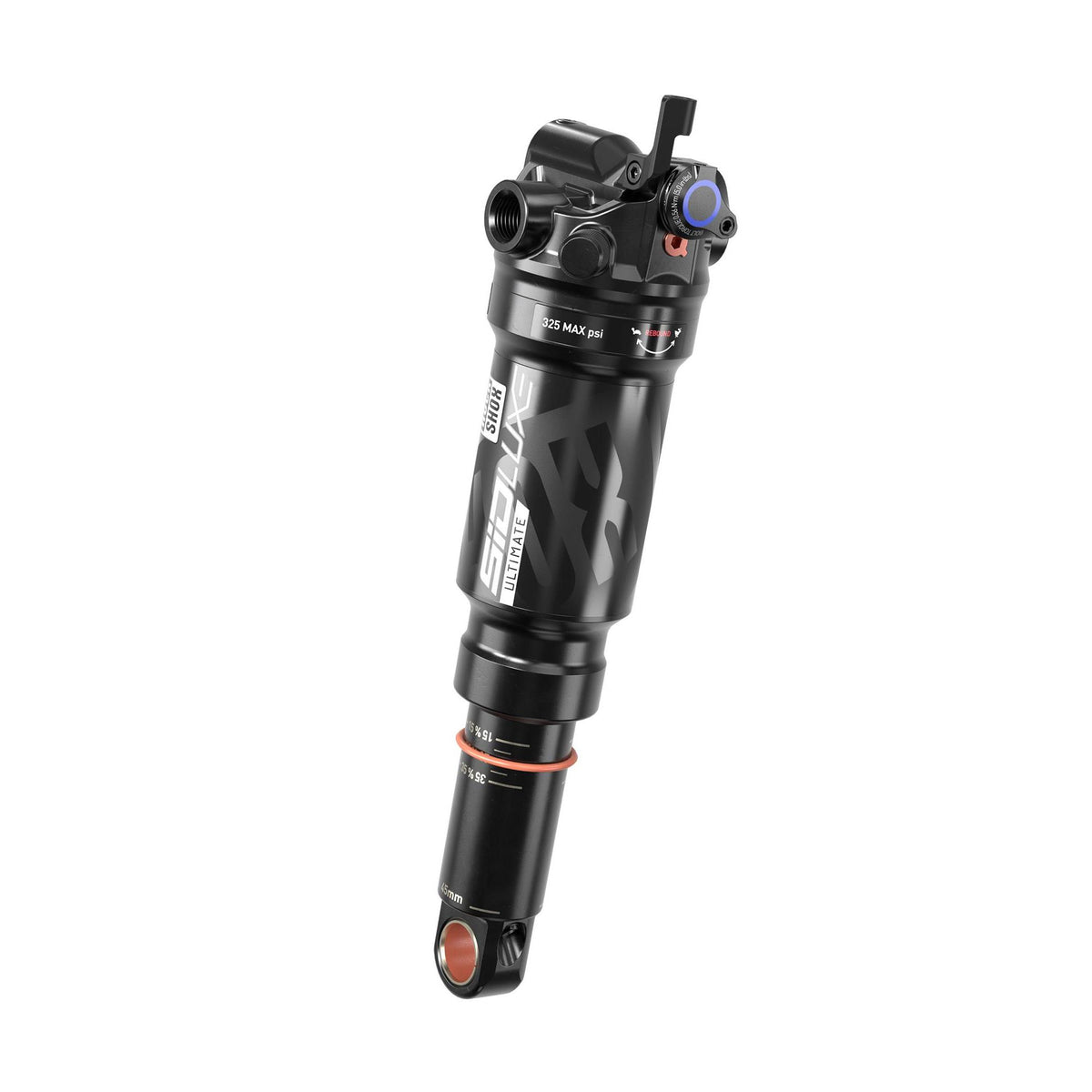 Rockshox SIDLUXE Ultimate 2-Position Remote Rear Shock - A2 - Trunnion Black 145X27.5