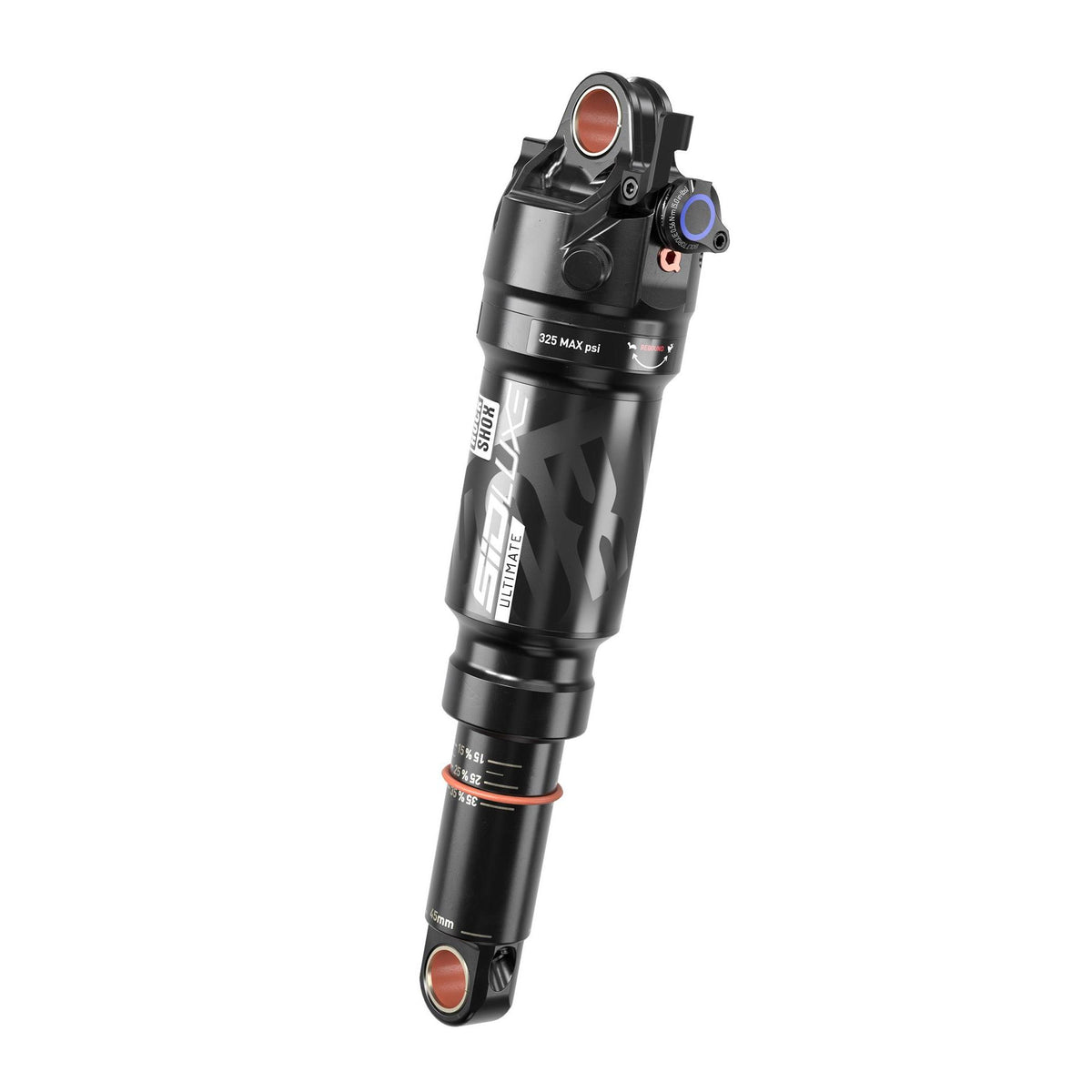 Rockshox SIDLUXE Ultimate 2-Position Remote Rear Shock - Inpull Debonair,1Token, Reb85/Comp30, Lockout 8,Trunnion/Standard Bdecal(Includes 10X22.2Hardware) Mondrake F-Podium 2020+A2 Black 185X47.5