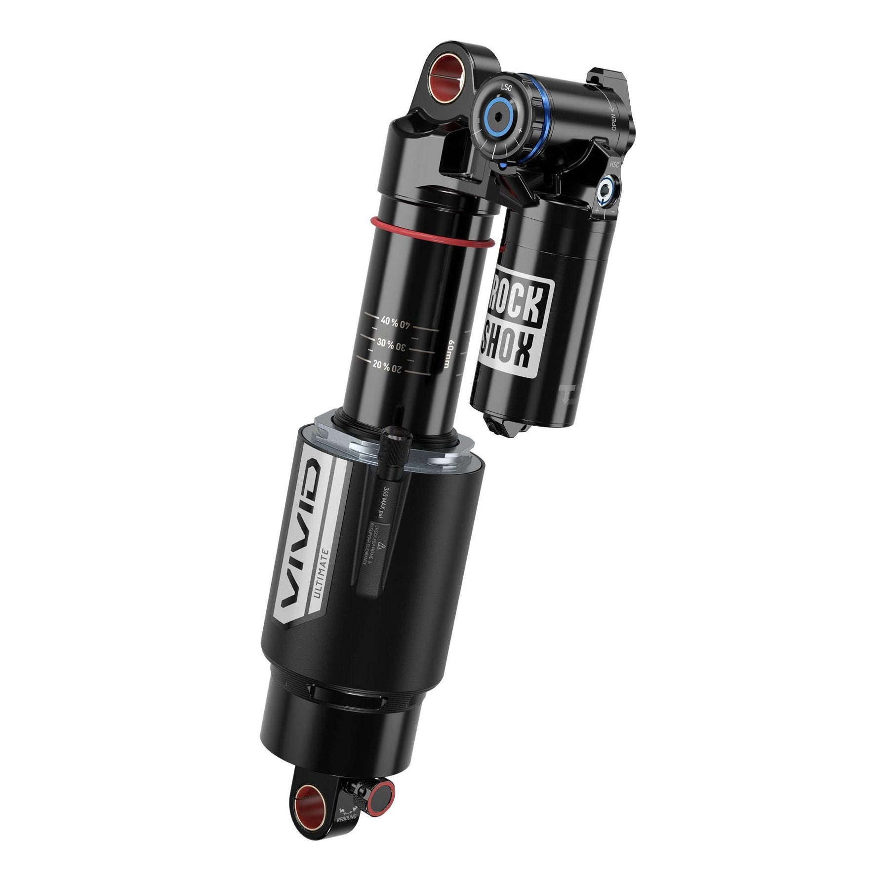 Rockshox Vivid Ultimate RC2T Rear Shock C1 Black 210X55