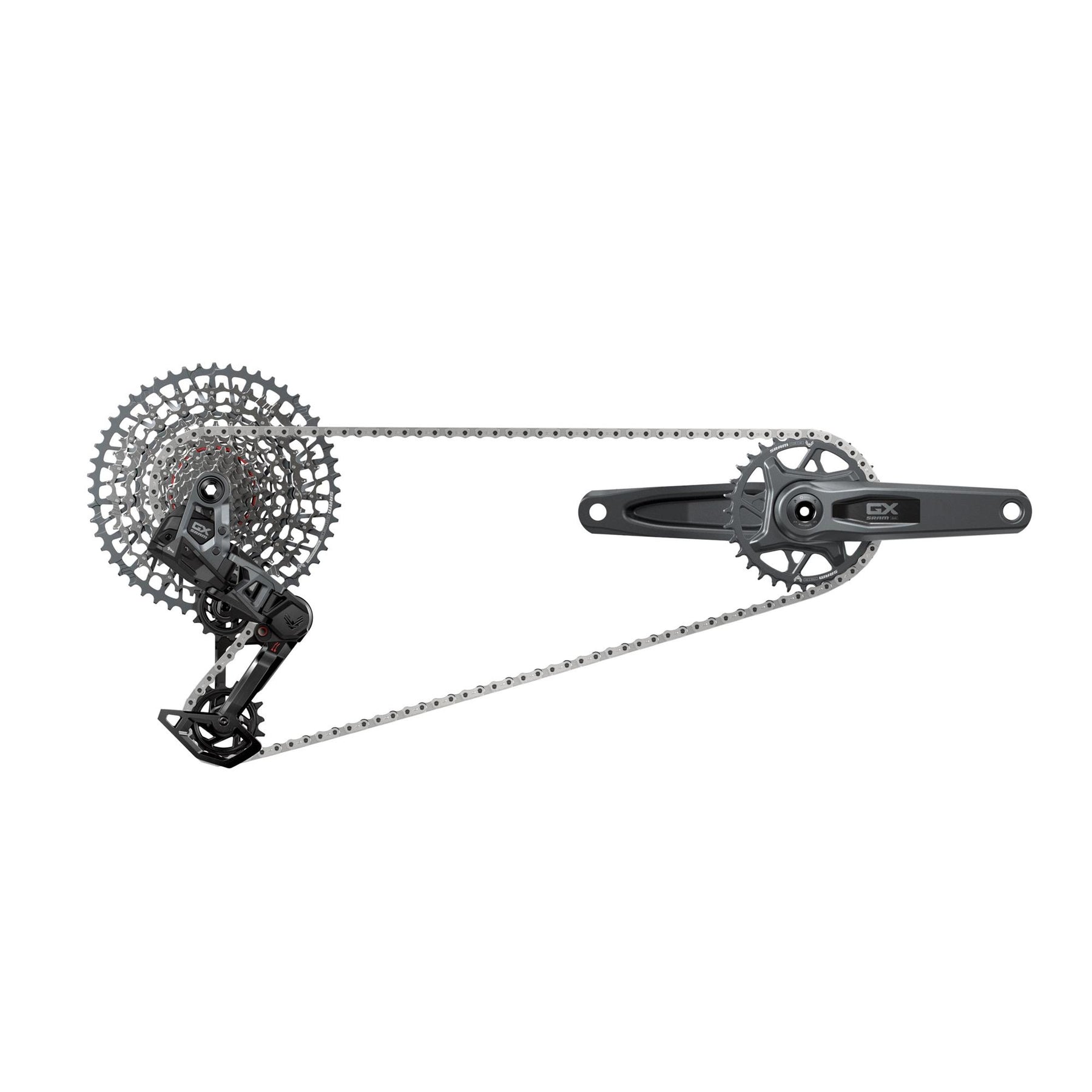 Sram GX T-Type Eagle Transmission AXS Groupset Dark Polar 175mm