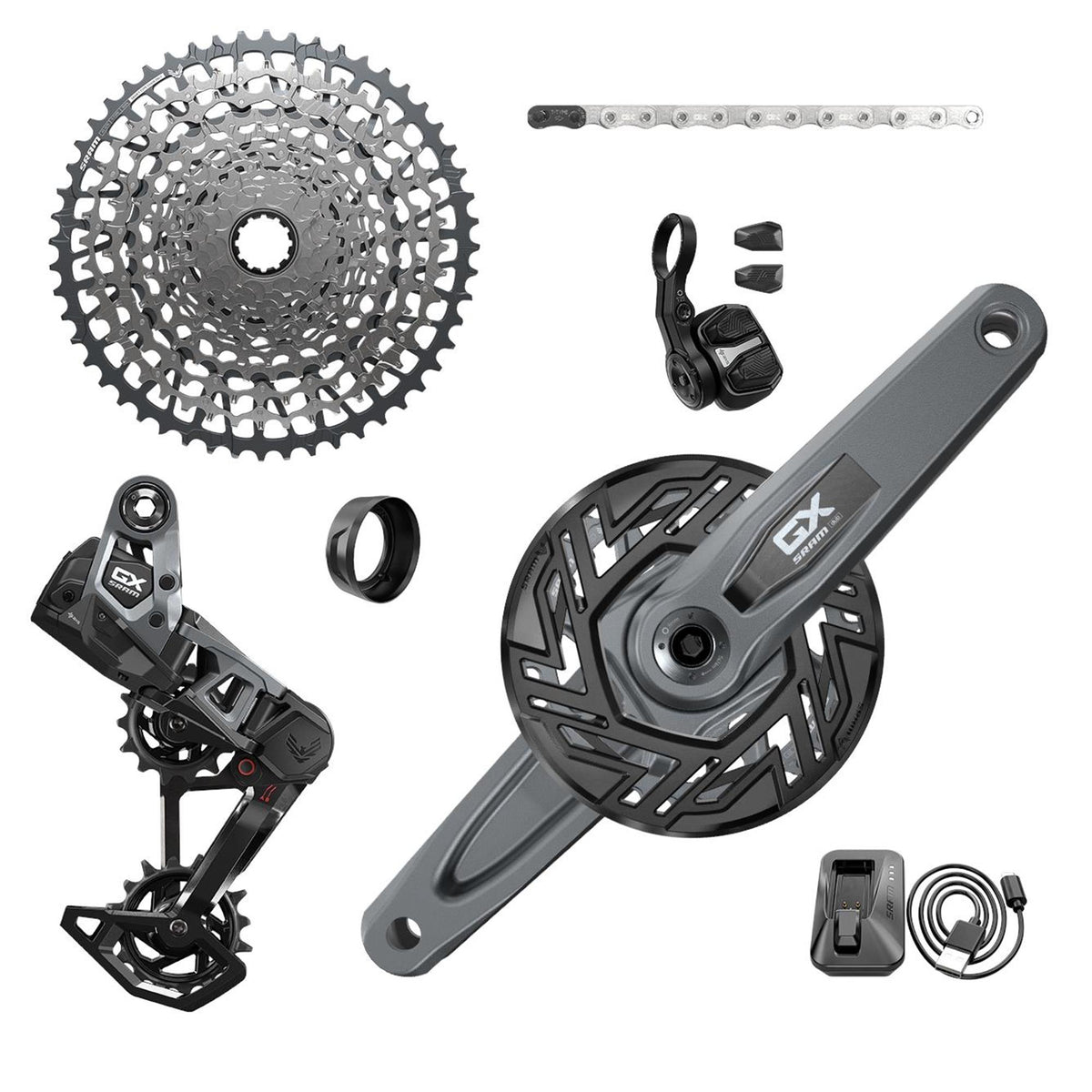 Sram GX T-Type Eagle E-MTB Brose Transmission AXS Groupset Dark Polar 160mm