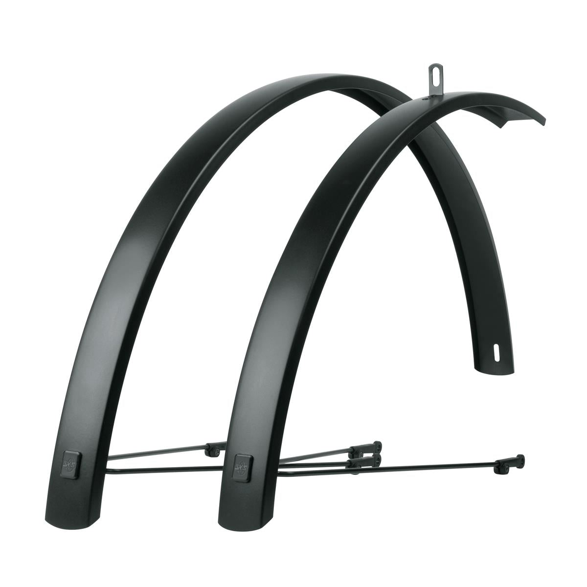 SKS Edge Al 28" 46Mm Matt Black Aluminium Mudguard Set