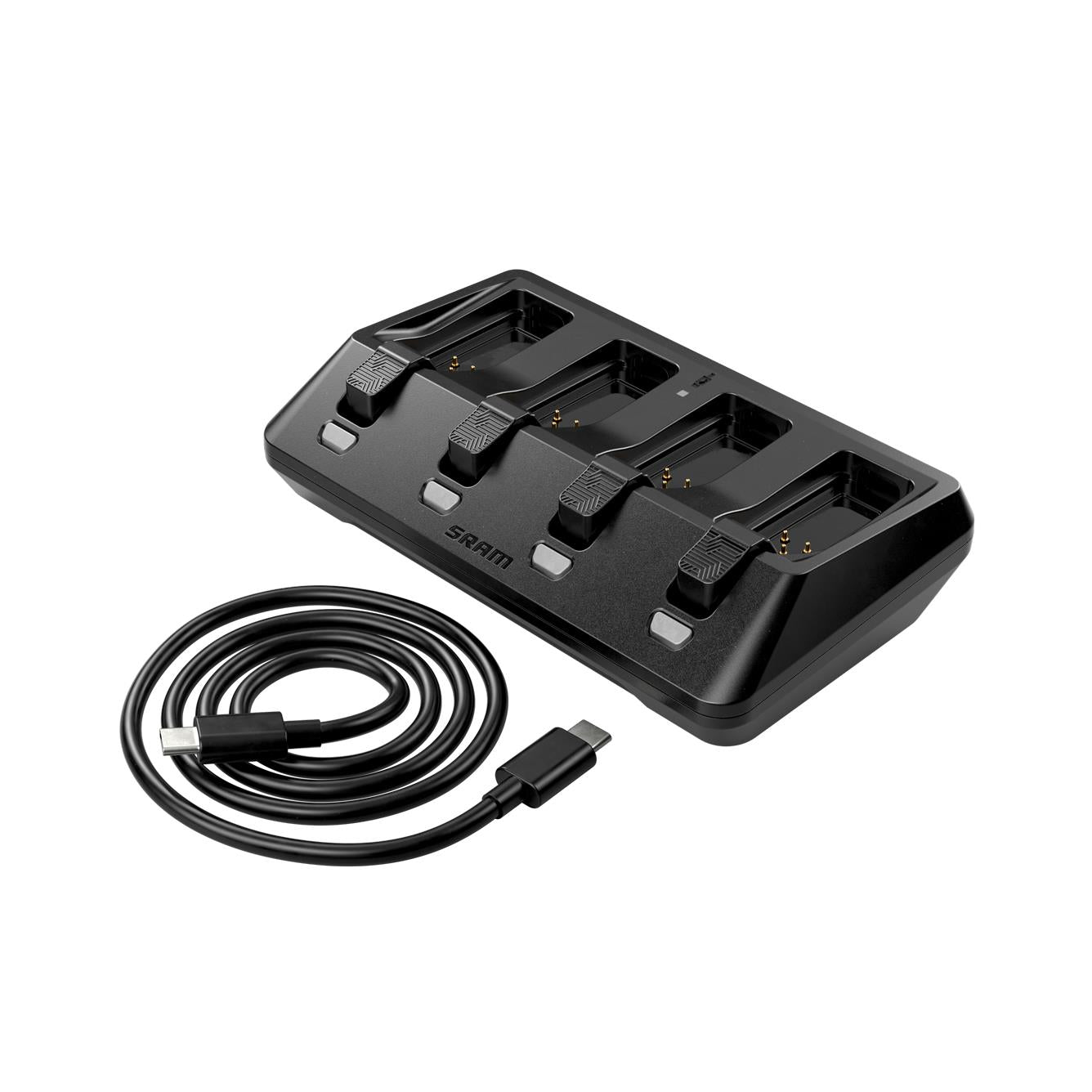 SRAM AXS Battery Base Charger 4-Ports (Including Usb-C Cord) Title