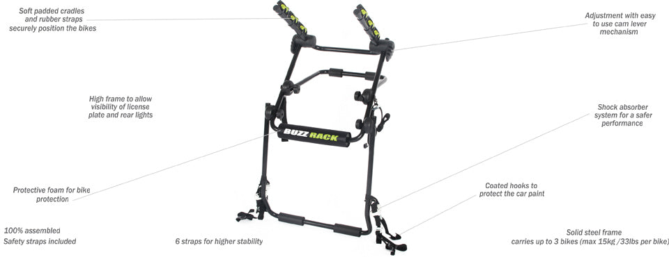 Buzz Rack Spider Strap On Carrier