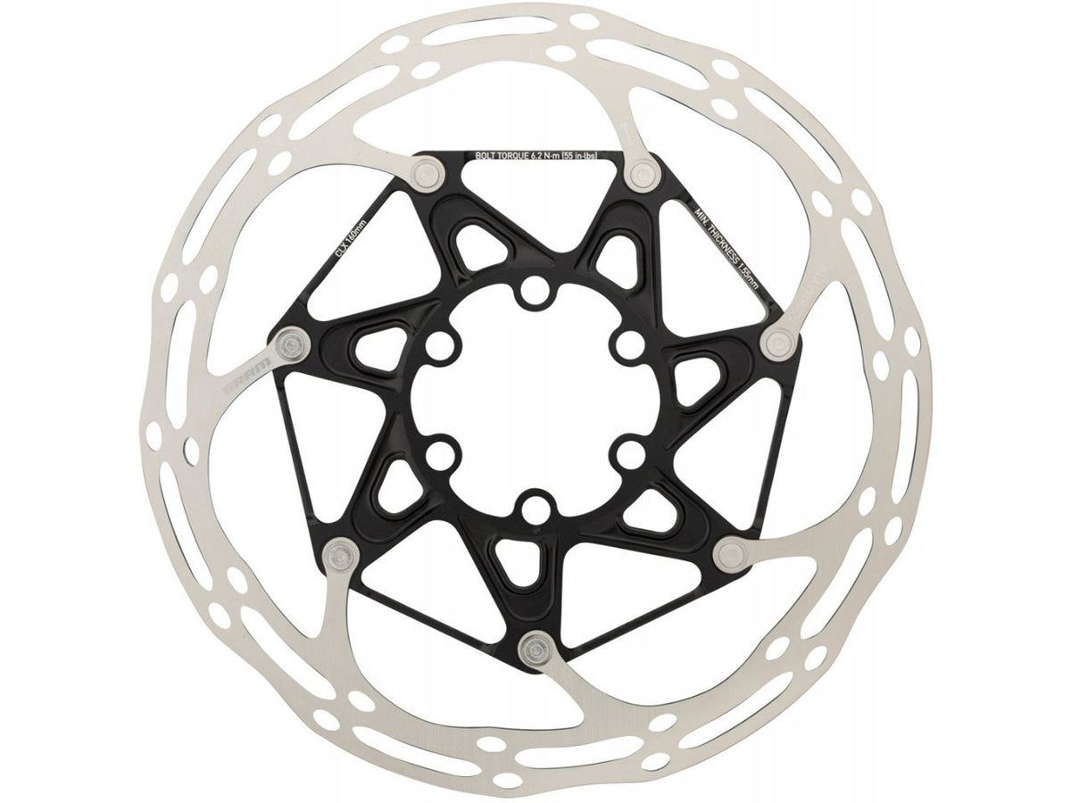 SRAM Rotor Centerline 2 Piece (Includes Steel Rotor Bolts) Rounded - 6 Bolt