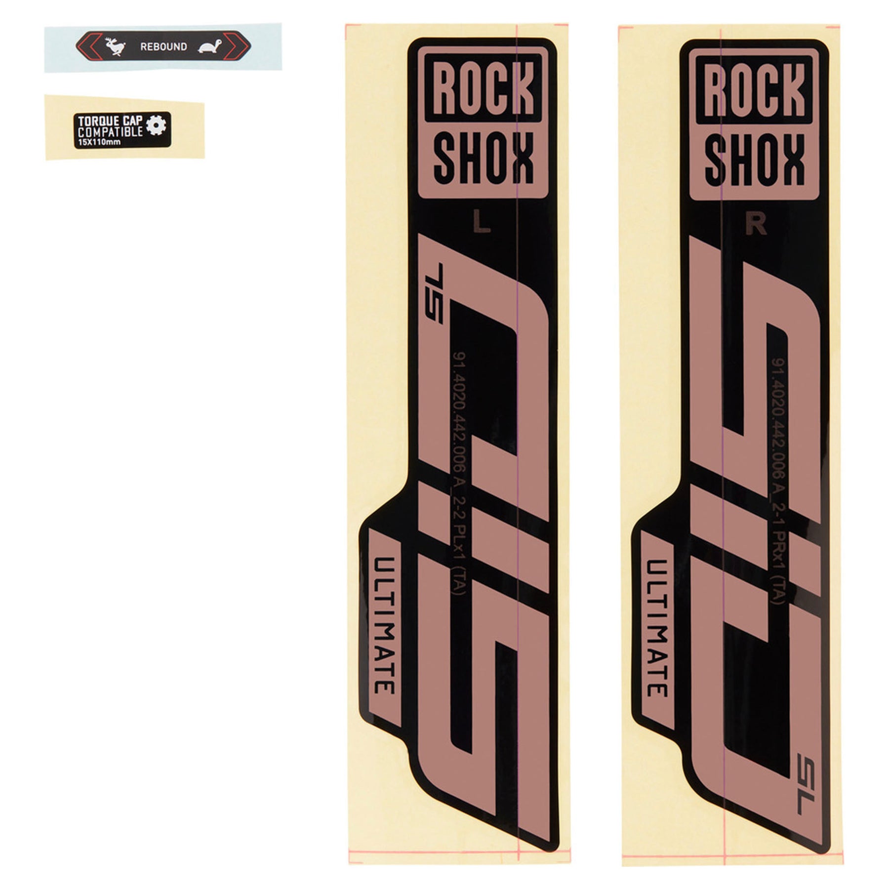 Rockshox Fork Decal Kit