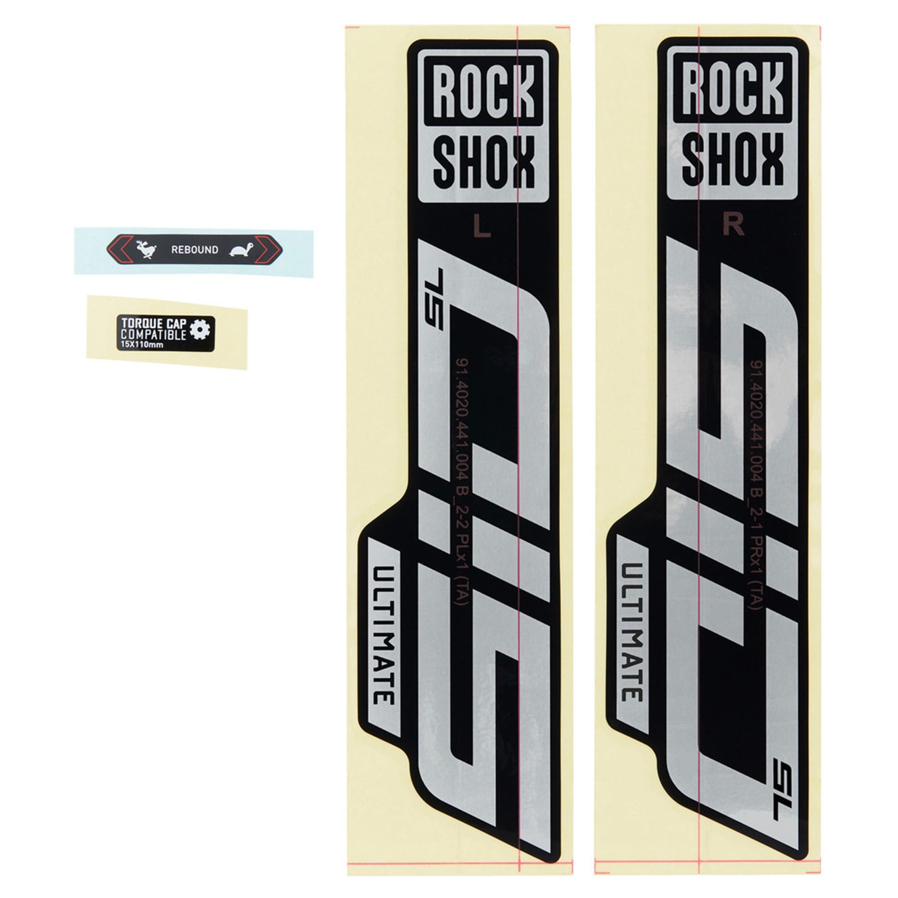 Rockshox Fork Decal Kit