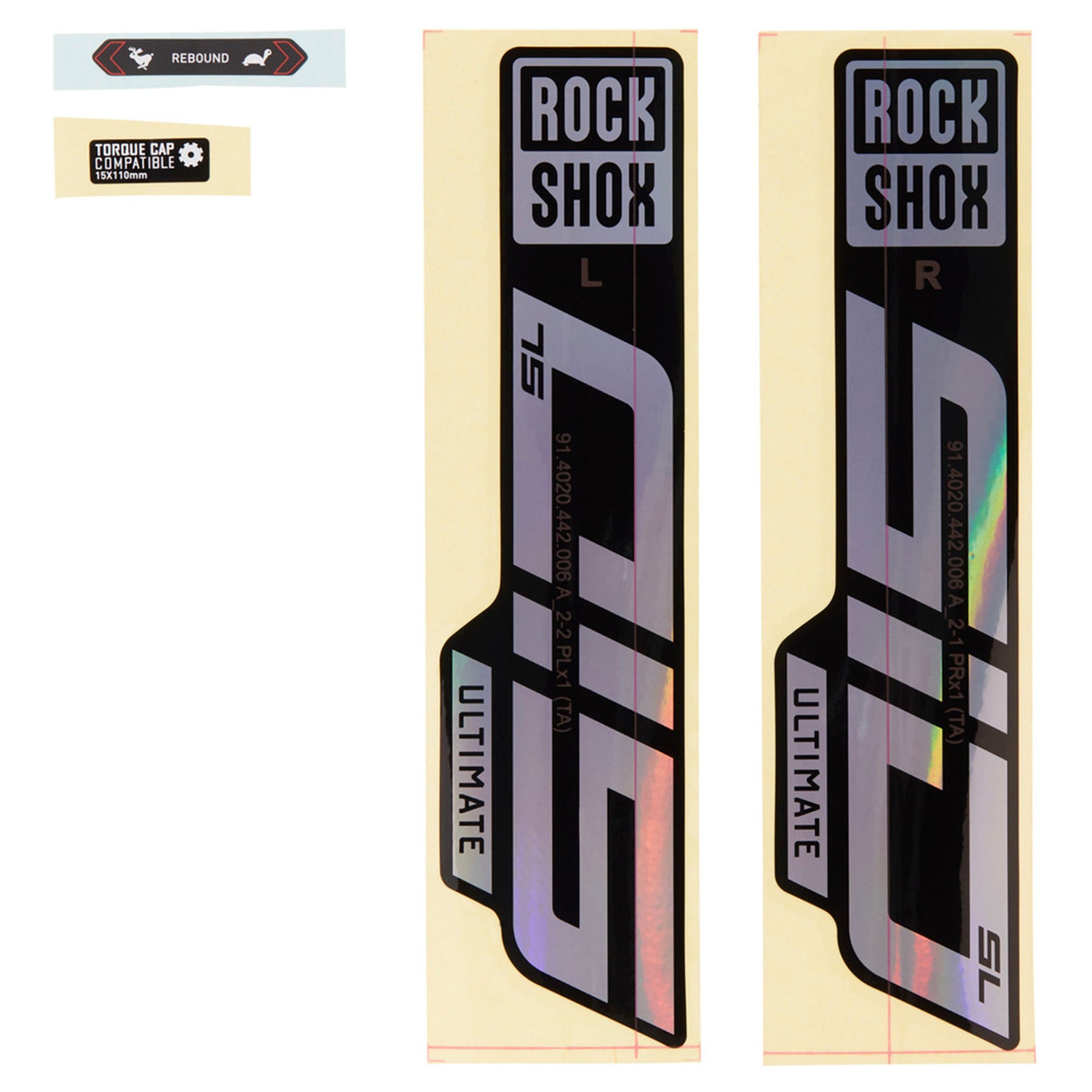 Rockshox Fork Decal Kit