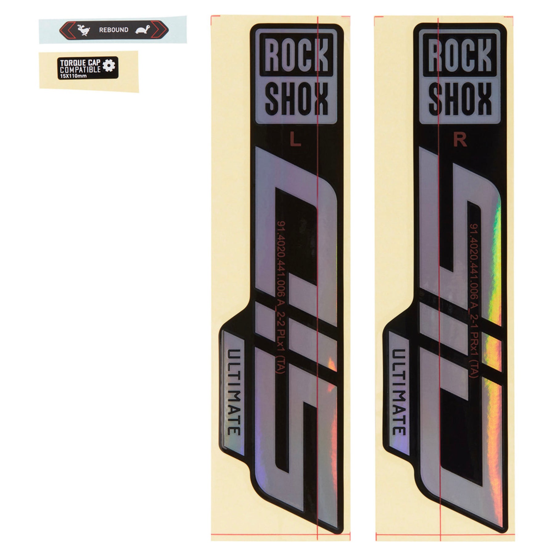 Rockshox Fork Decal Kit