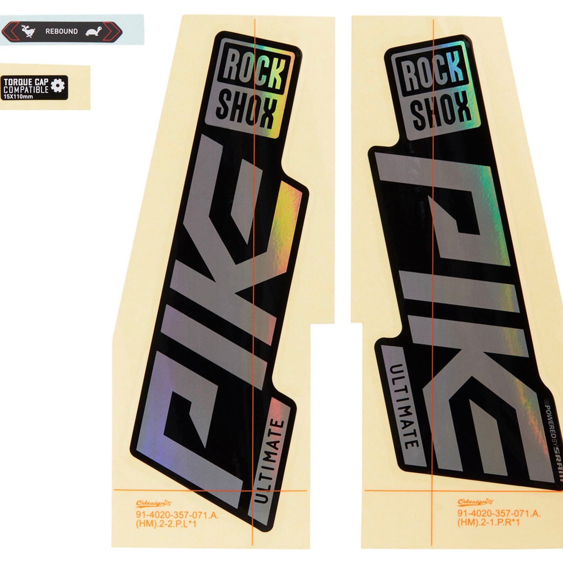 Rockshox Fork Decal Kit
