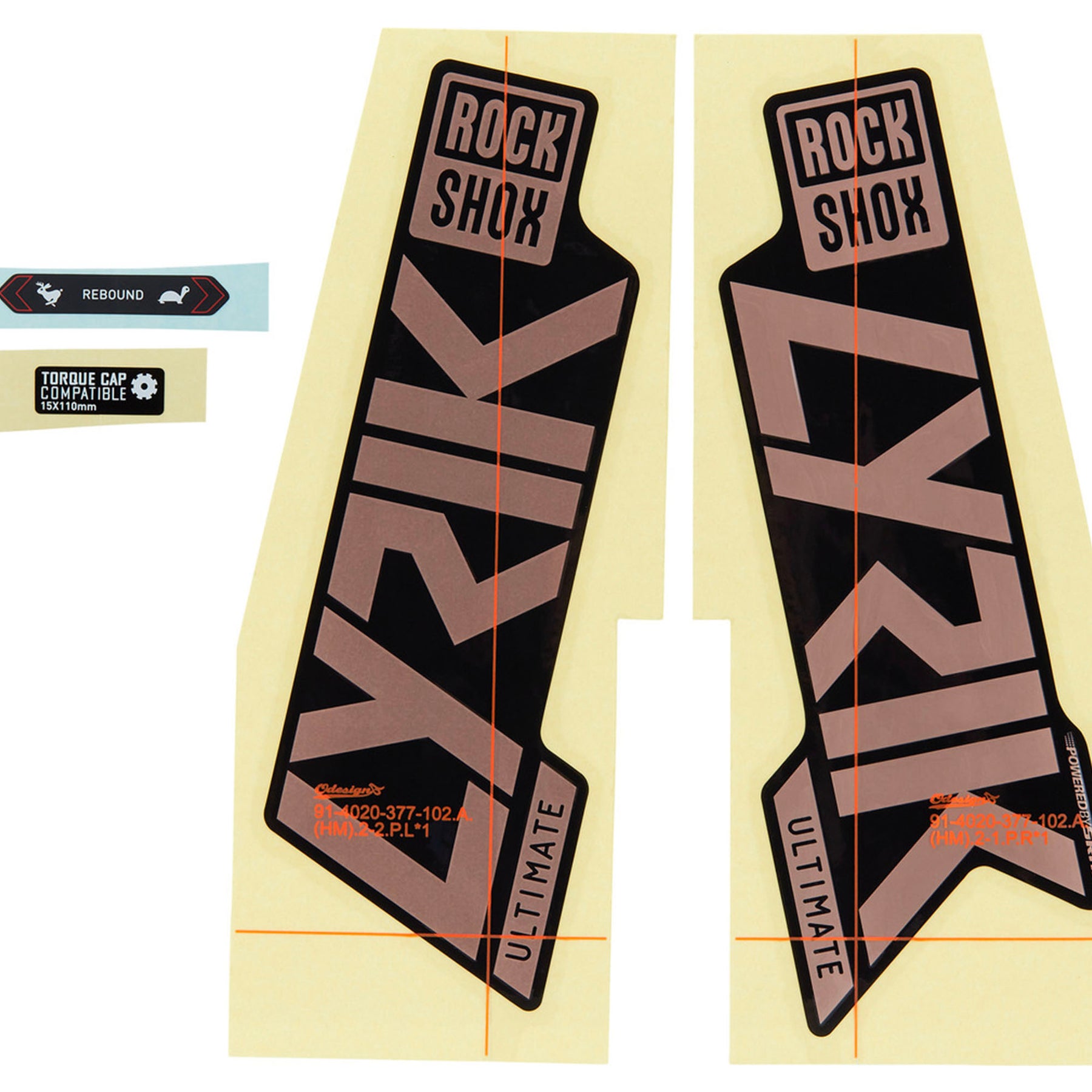 Rockshox Fork Decal Kit