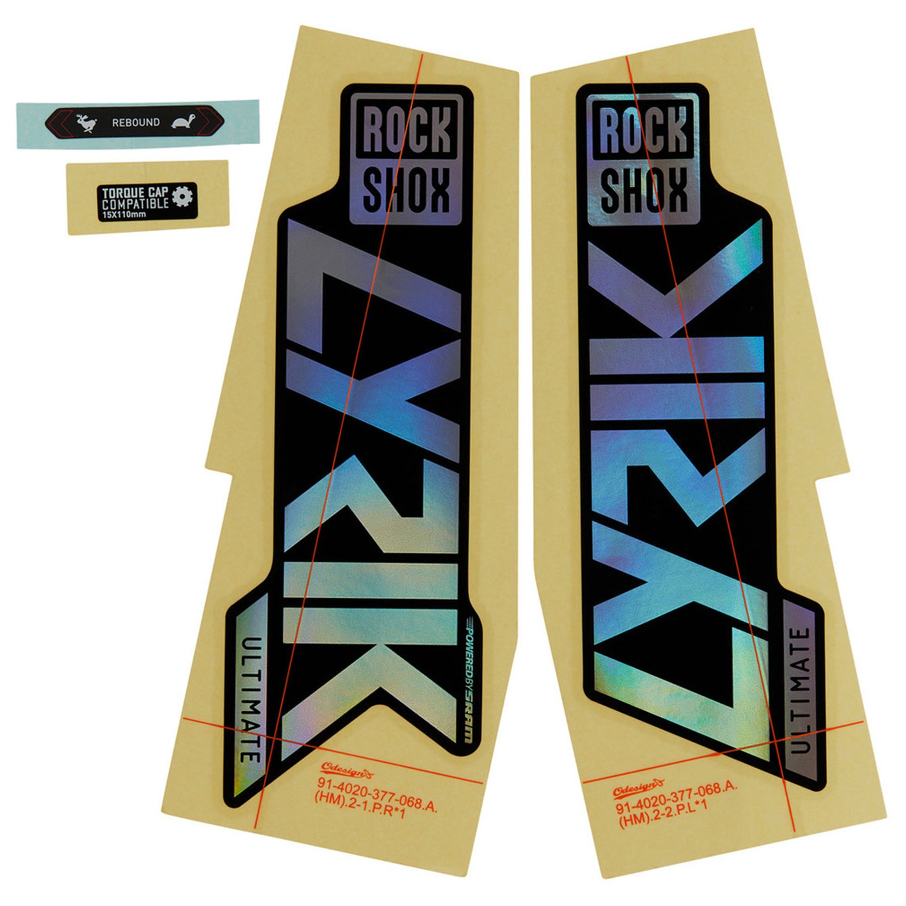 Rockshox Fork Decal Kit