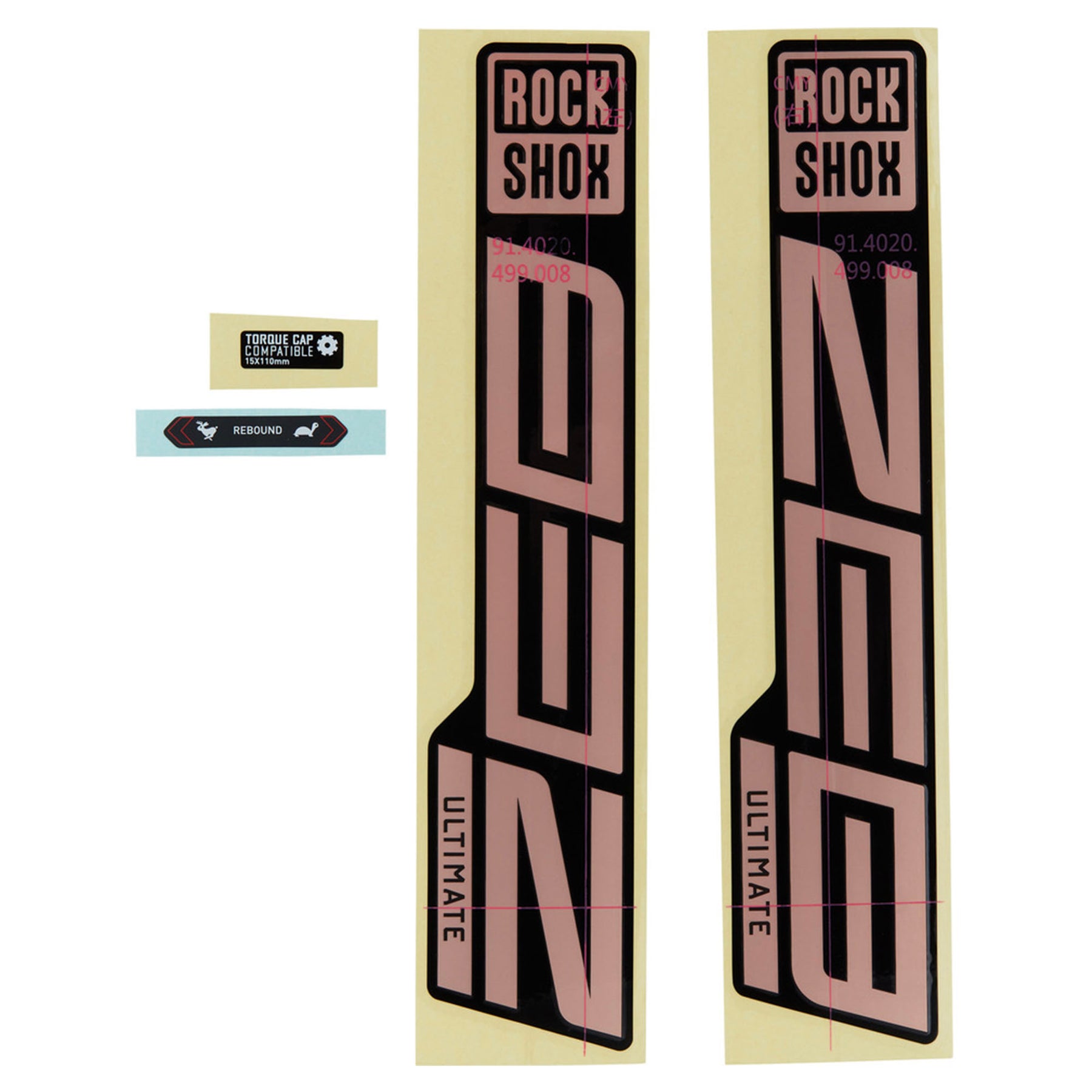 Rockshox Fork Decal Kit