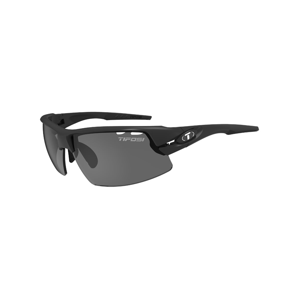 TIFOSI CRIT HALF FRAME MATT BLACK SUNGLASSES