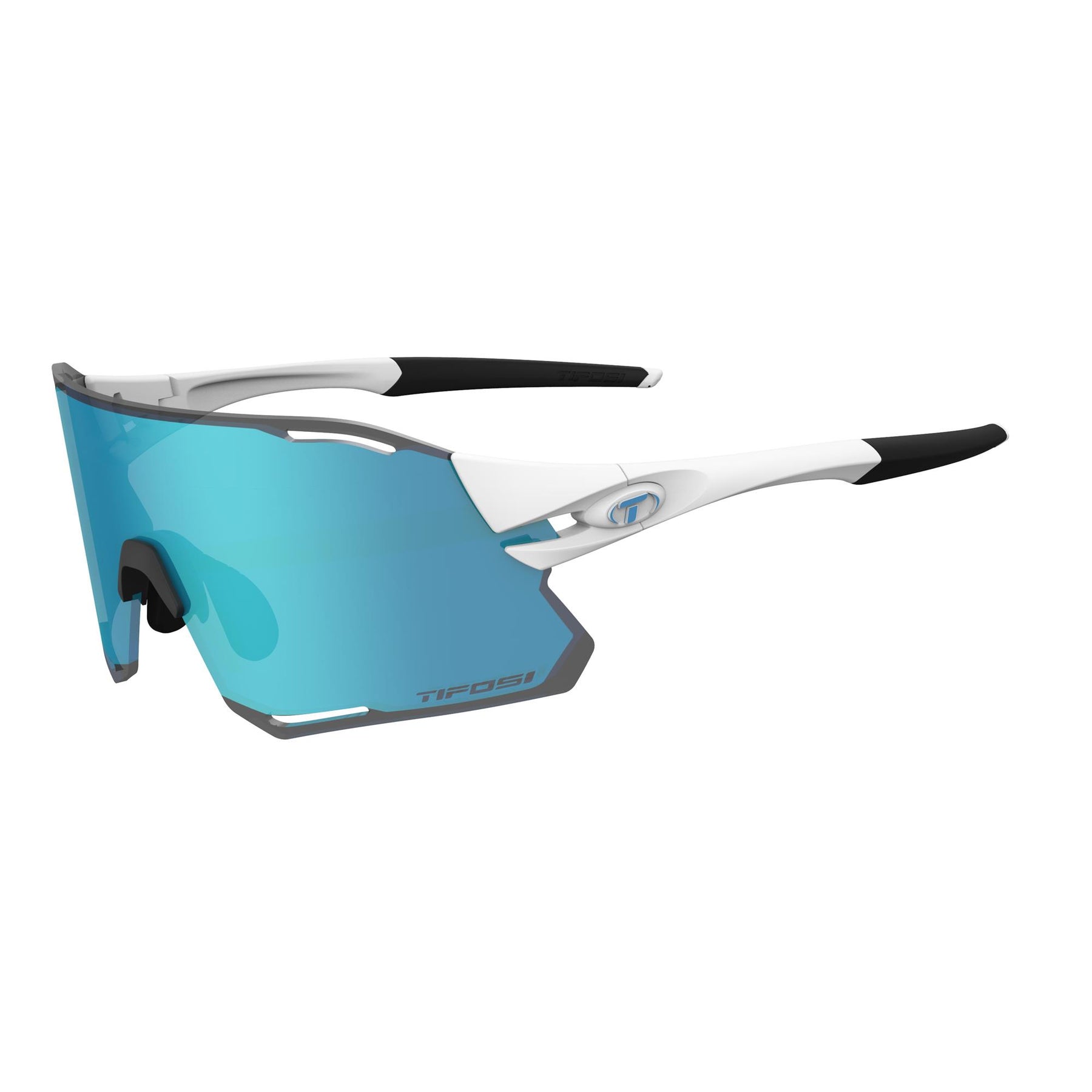 Tifosi Rail Race Interchangeable Clarion Lens Sunglasses (2 Lens Limited Edition) Matte White