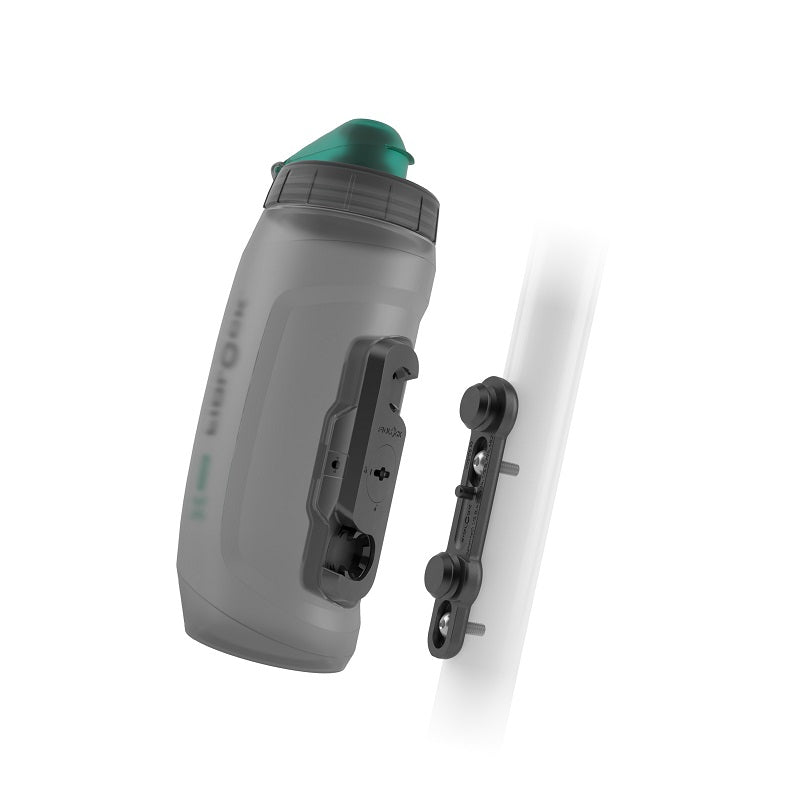 Fidlock Twist Anti-Bac Bottle 590 + Bike Base Trans Black/Green 590ml