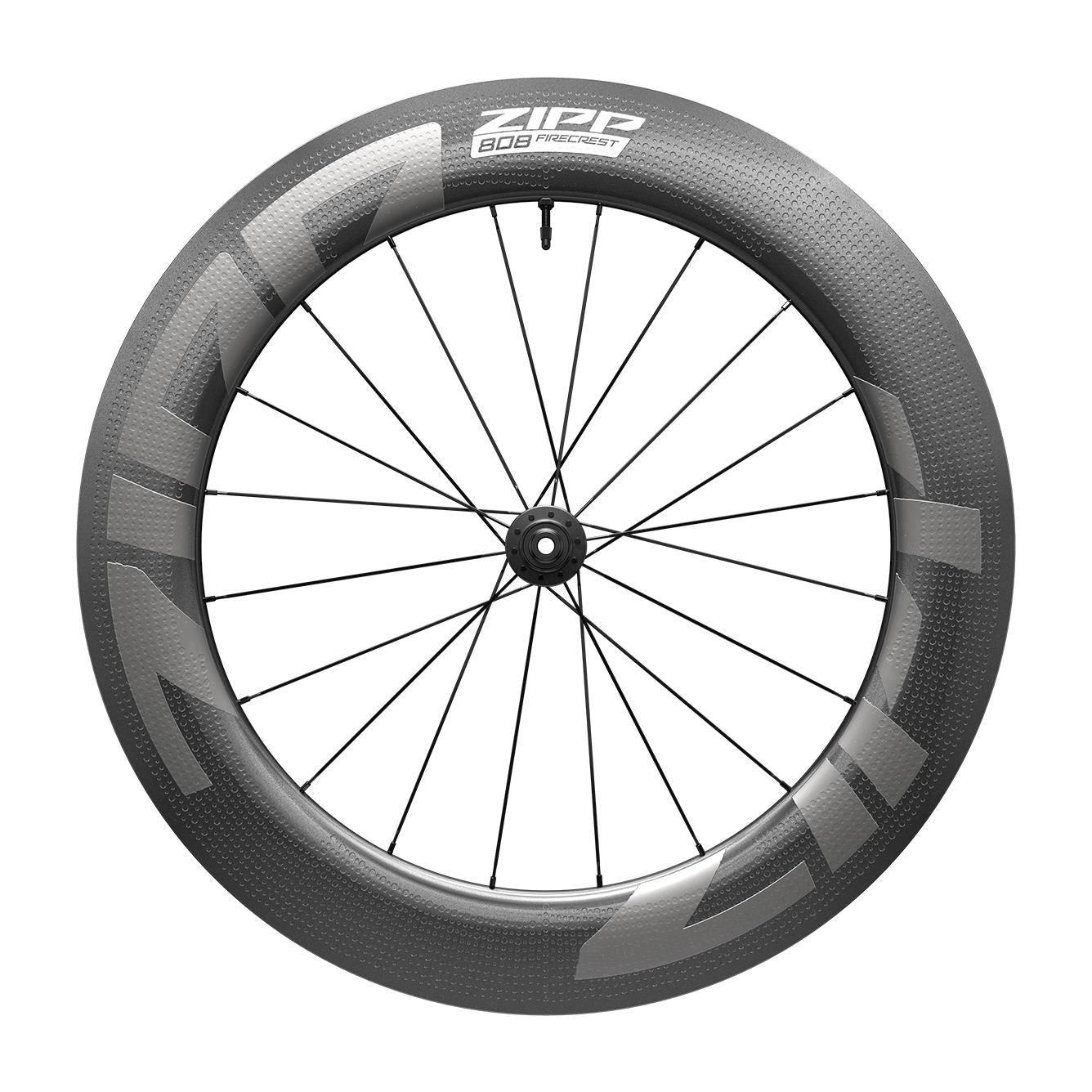 Zipp 808 Firecrest Carbon Tubeless Disc Brake Centrelock 700C Front Wheel 20 Spokes