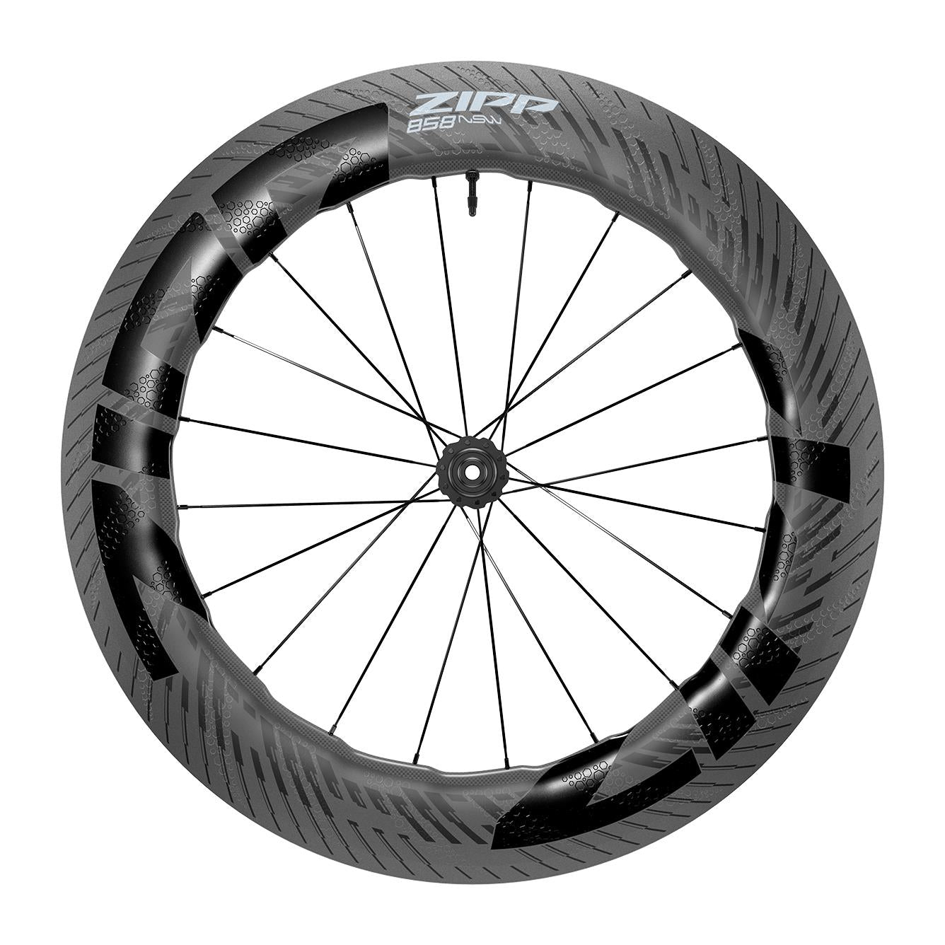 Zipp 858 Nsw Carbon Tubeless Disc Brake Centrelock 700C Front Wheel 20 Spokes C1