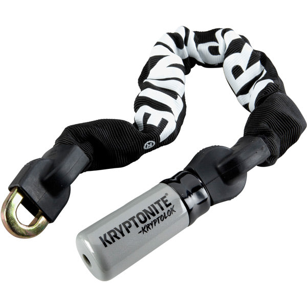 Kryptonite Kryptolok 955 Integrated Chain - 9.5 mm X 55 cm Sold Secure Silver