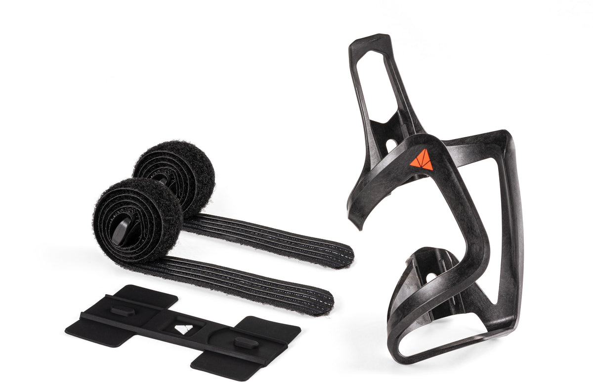 Granite Aux E Carbon Side Loading Bottle Cage & Long Strap For Ebike