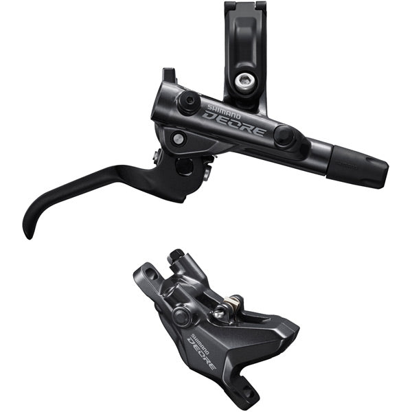 Shimano BR-M6100/BL-M6100 Deore bled brake lever/post mount 2 pot calliper, FR