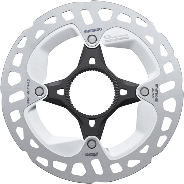 Shimano RT-MT800 Centrelock Ice Tech Disc Rotor - Internal lockring