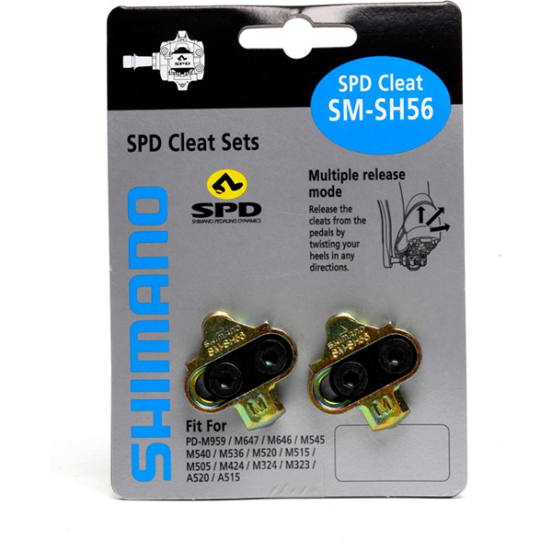 Shimano SH56 Multi Release SPD Cleats
