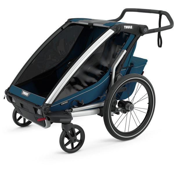 Thule Chariot Cross 2 U.K. certified child carrier with cycling and strolling kit