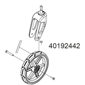 thule stroller replacement parts The Thule Chariot replacement stroller wheel and caster for Cross or Lite For sale Ireland