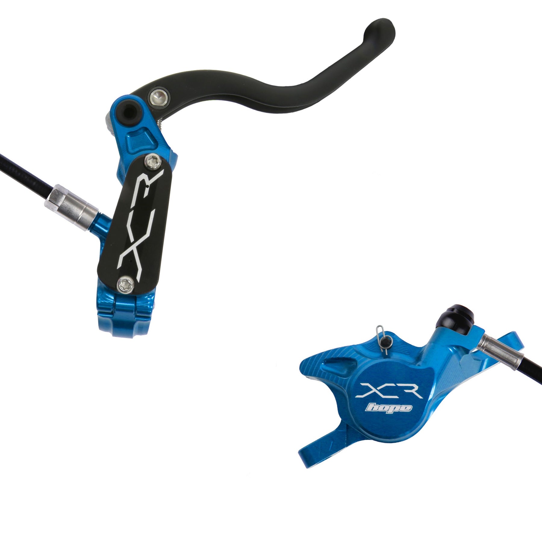 Hope XCR Pro X2 Disc Brake Blue RH Rear