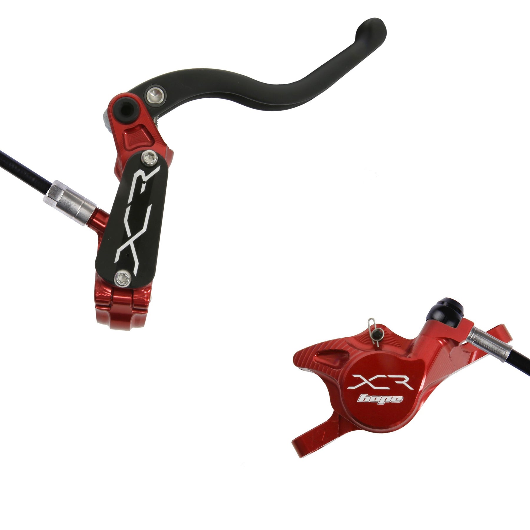 Hope XCR Pro X2 Disc Brake Red RH Rear