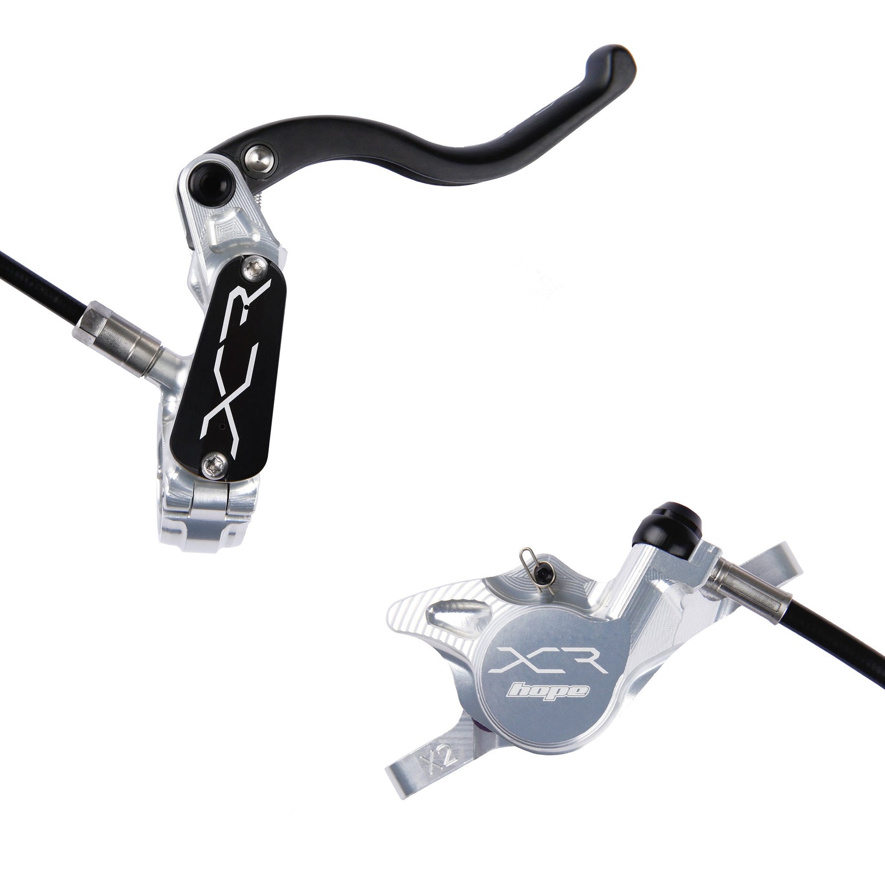 Hope XCR Pro X2 Disc Brake Silver RH Rear