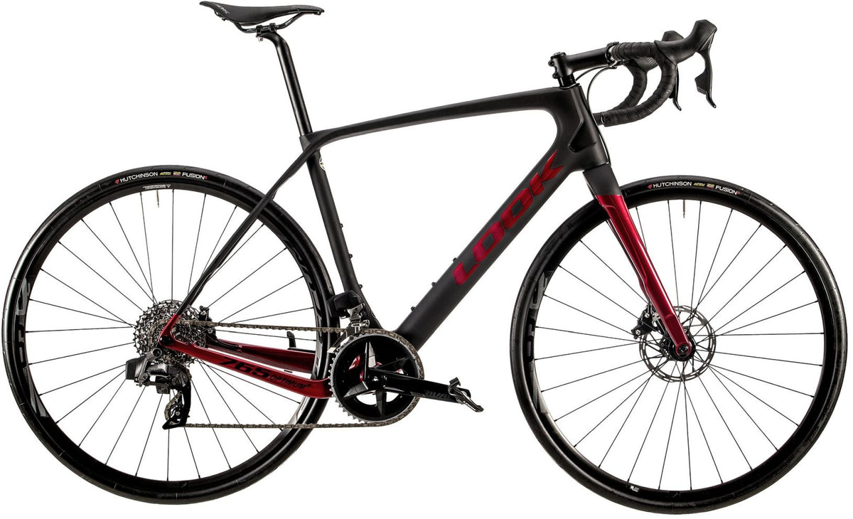 Look 765 Optimum Plus Rival AXS Road Bike Black/Red M