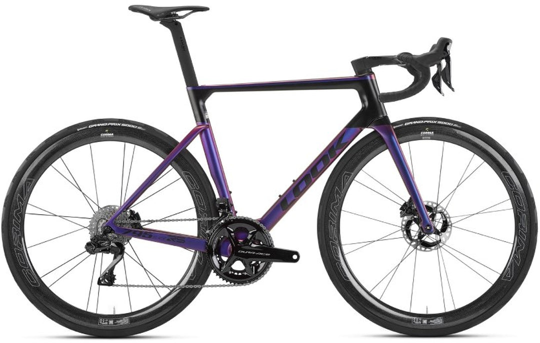 Look 795 Blade 2 RS Dura Ace Di2 Corima Road Bike Purple/Blue XS