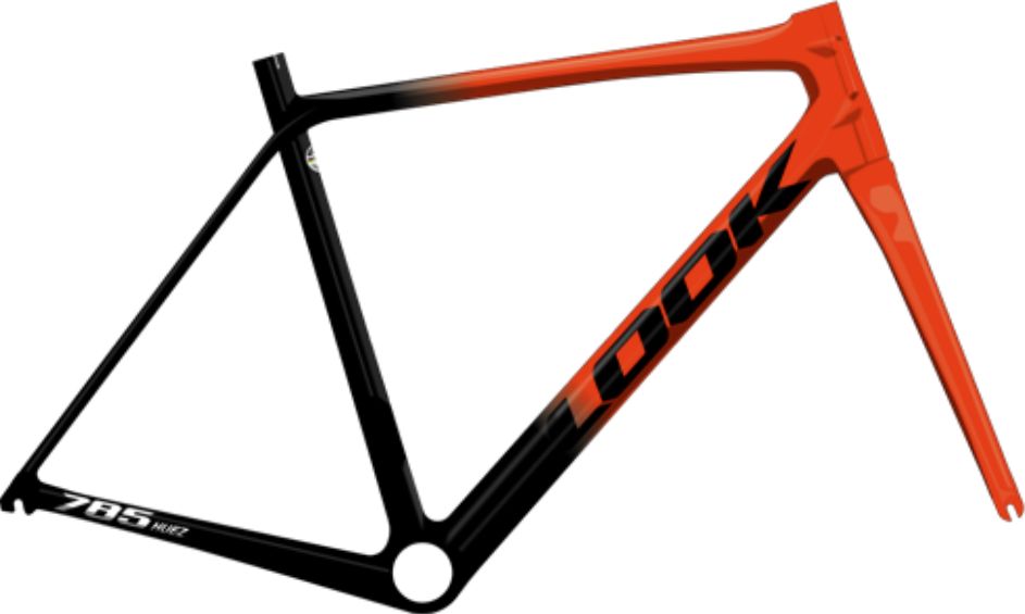 Look 785 Disc Road Frameset Red/Black XS