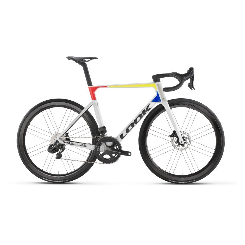 Look 795 Blade 2 RS Super Record Wireless Bora WTO 45 CL Road Bike White/Blue/Red XL
