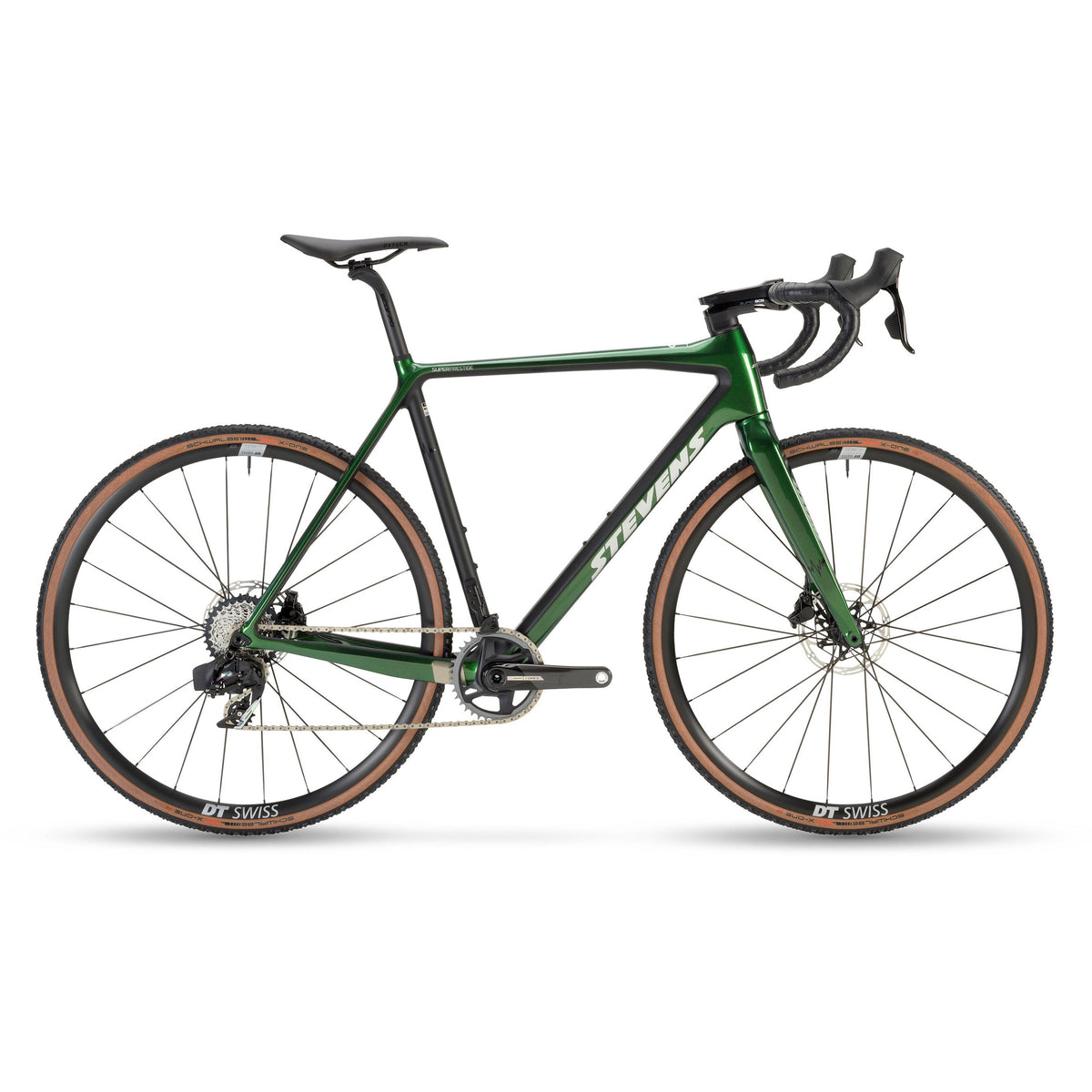 Stevens Super Prestige Force eTap AXS Cyclocross Bike Green/Black XXL