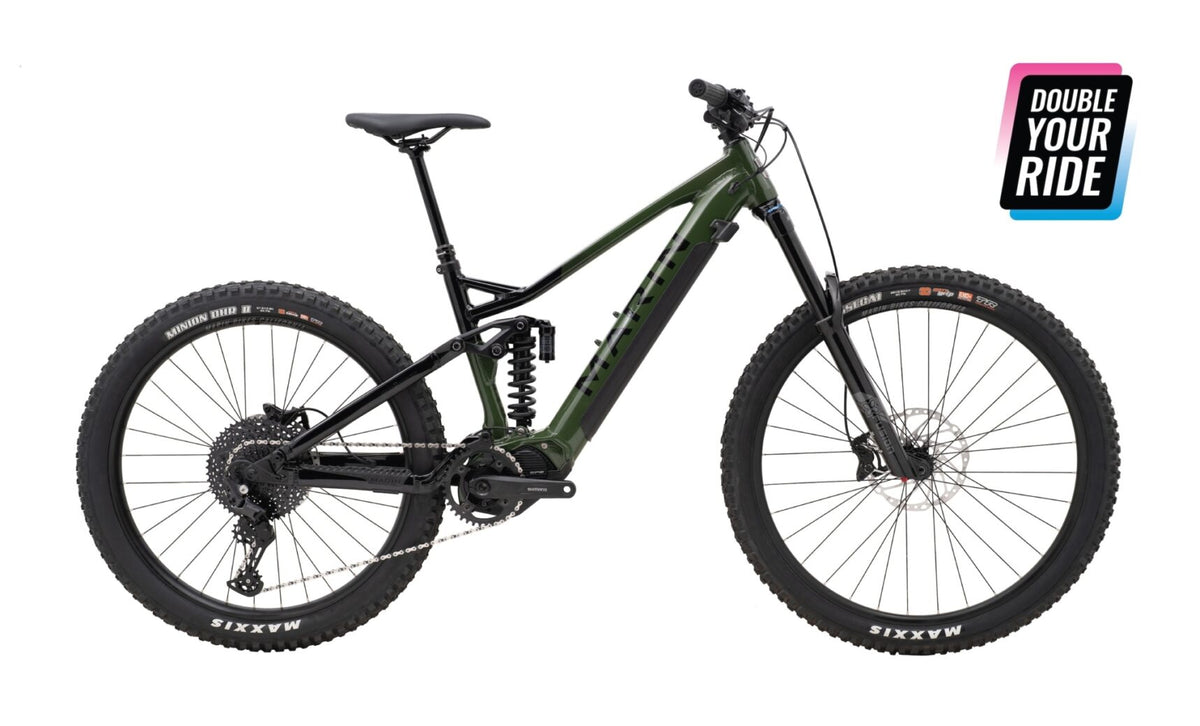 Marin Alpine Trail E1 Electric Mountain Bike Green/Black Size