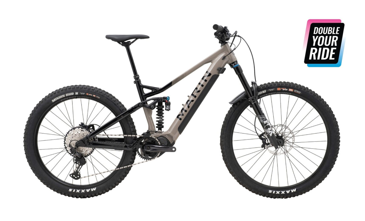 Marin Alpine Trail E2 Electric Mountain Bike Grey/Black Size