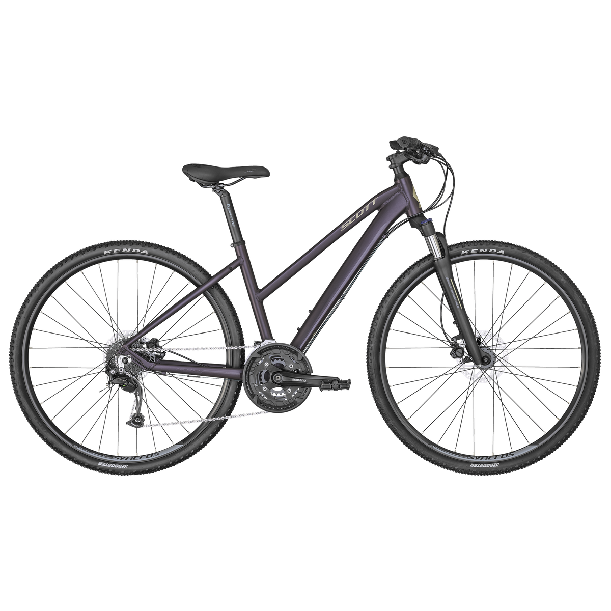 Scott Sub Cross 30 Lady Hybrid Bike Aubergina Purple XL